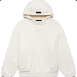 Essentials Fear Of God Cloud Dancer Hoodie With Tags